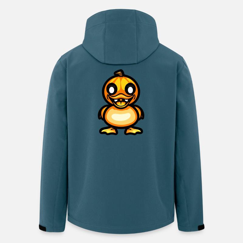 Ente Halloween Comic Lustig - Recycelte Männer Softshell-Jacke von Stanley/Stella - Dunkles Petrol