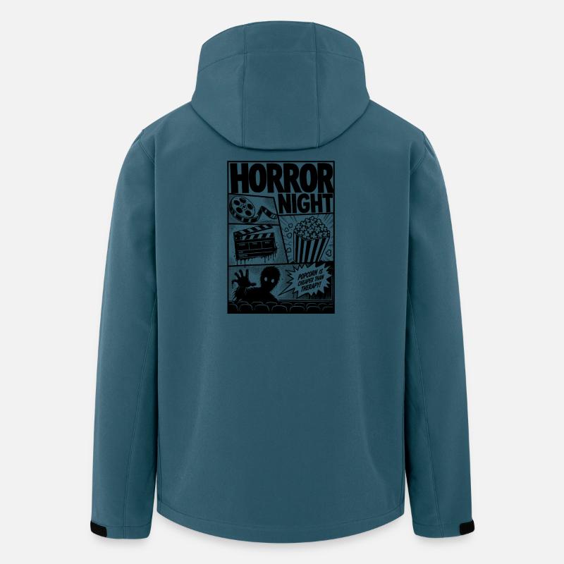 Horror Kino Zombie Comic - Recycelte Männer Softshell-Jacke von Stanley/Stella - Dunkles Petrol
