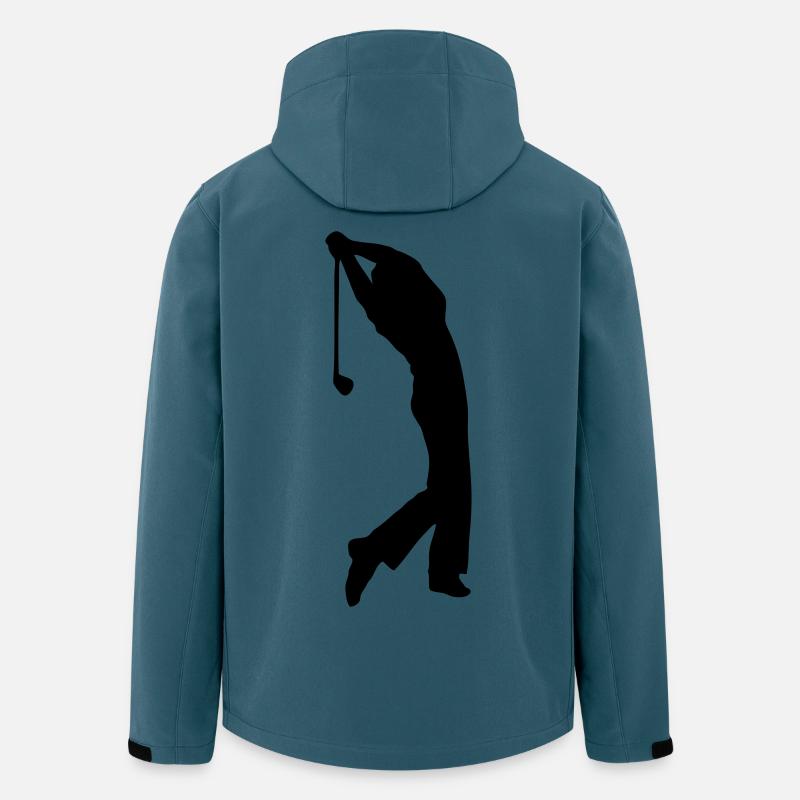 Golfer - Recycelte Männer Softshell-Jacke von Stanley/Stella - Dunkles Petrol