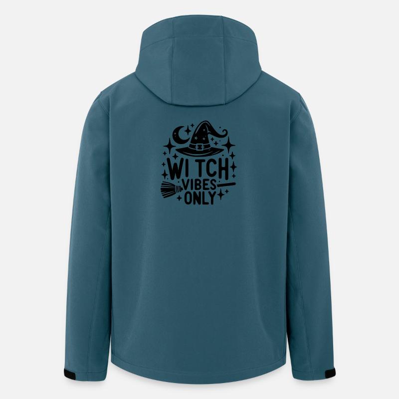 Witch Vibes Only - Recycelte Männer Softshell-Jacke von Stanley/Stella - Dunkles Petrol