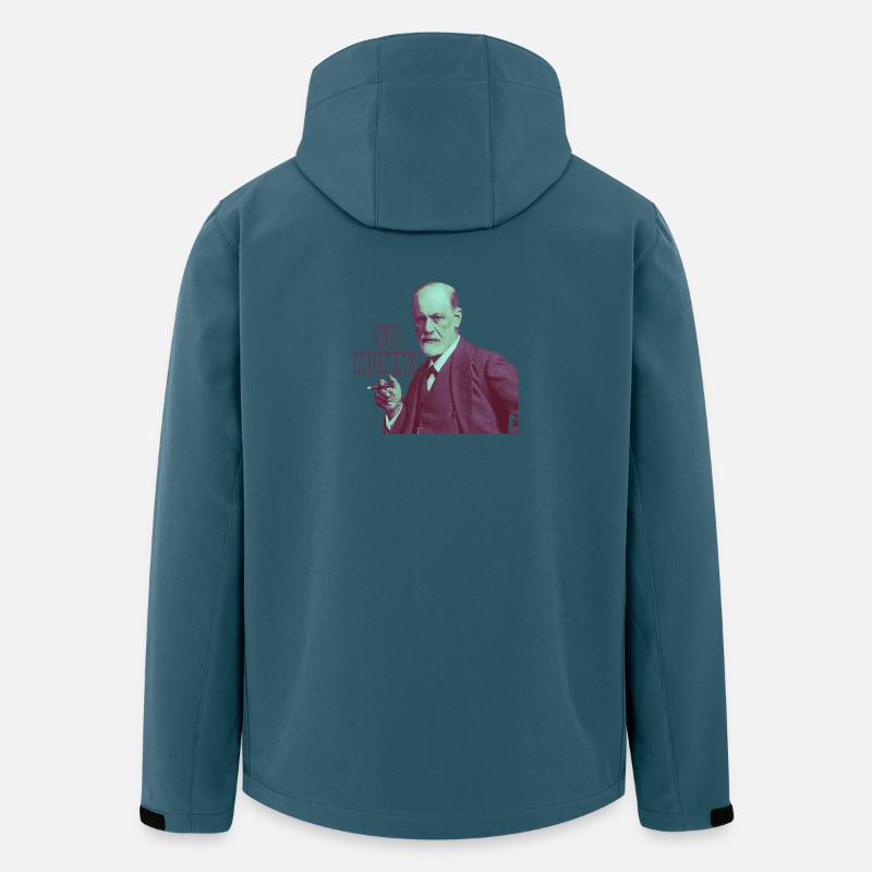 Freud - Yo Mama - Recycelte Männer Softshell-Jacke von Stanley/Stella - Dunkles Petrol