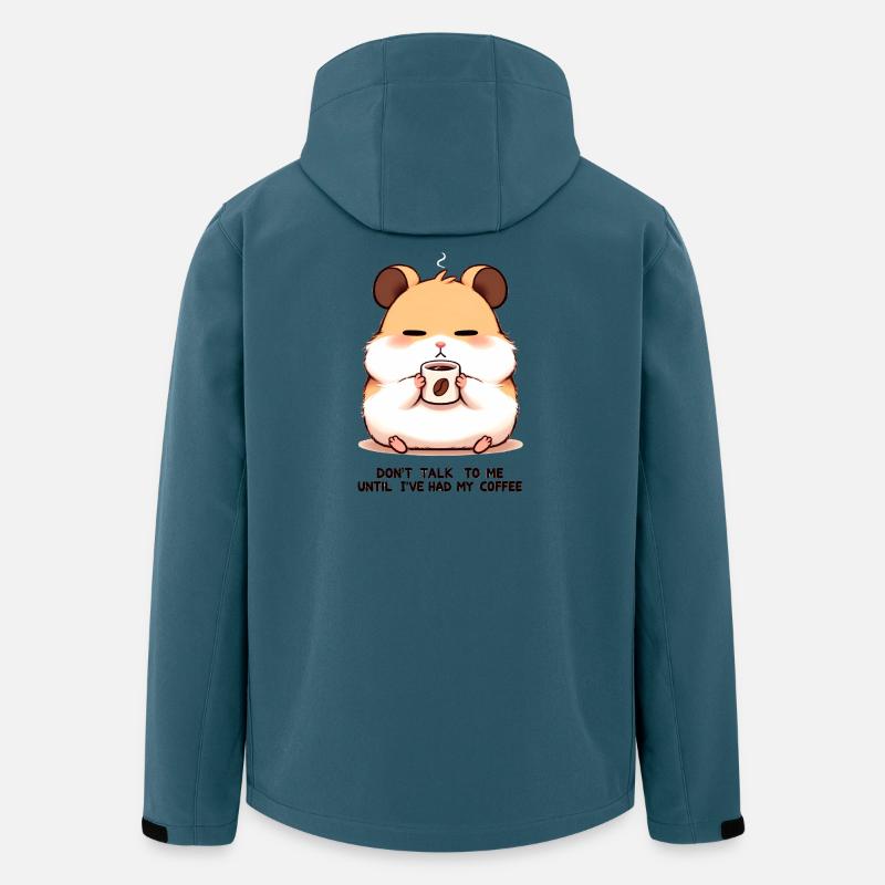Koffein Hamster - Recycelte Männer Softshell-Jacke von Stanley/Stella - Dunkles Petrol