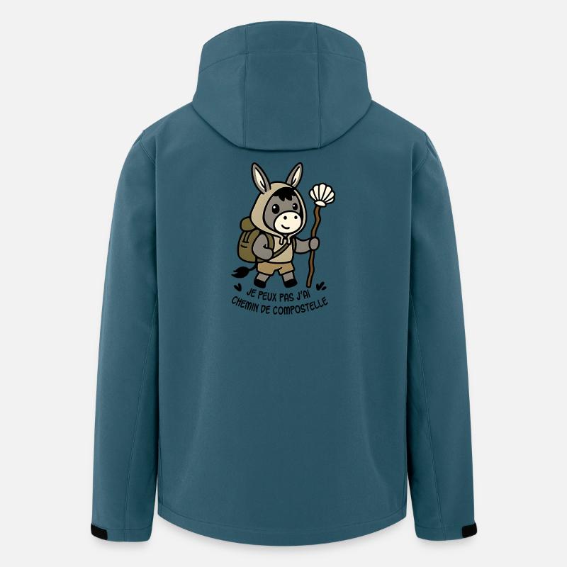 Ich kann nicht, ich habe einen Weg von St. - Recycelte Männer Softshell-Jacke von Stanley/Stella - Dunkles Petrol