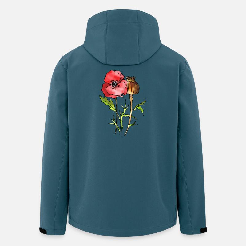 Flowers - Men’s Recycled Softshell Jacket by Stanley/Stella - stargazer