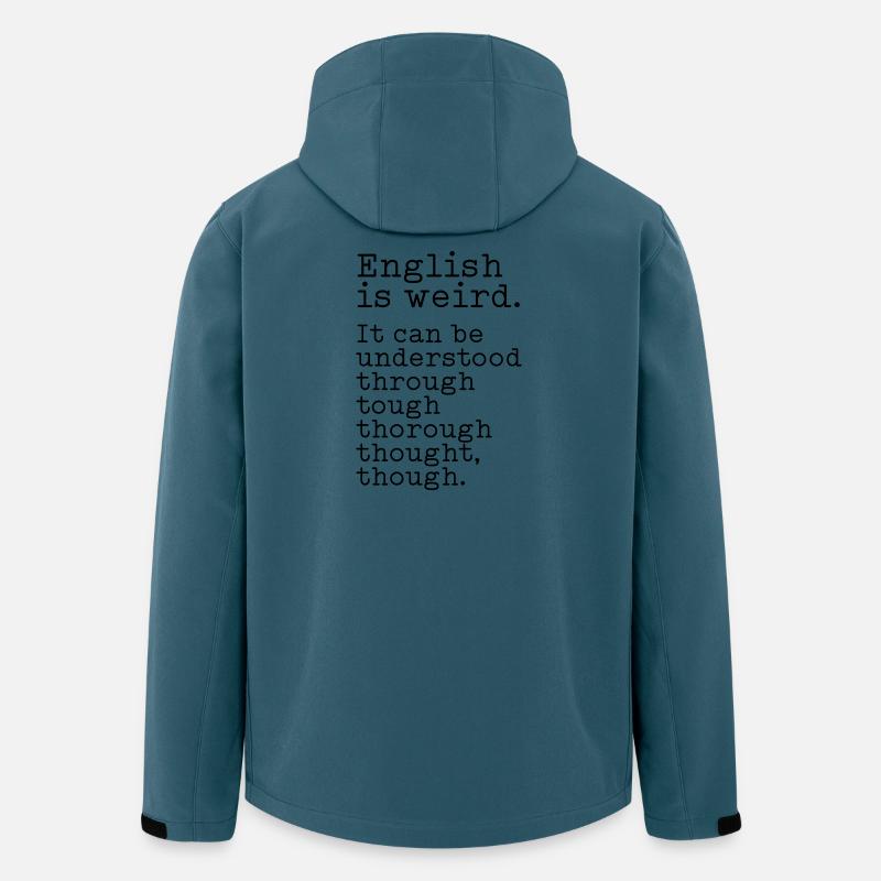 English is weird - Recycelte Männer Softshell-Jacke von Stanley/Stella - Dunkles Petrol