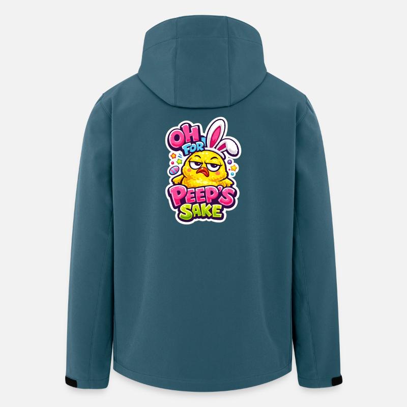 Joyeux Millésime de Pâques - Veste softshell homme en polyester recyclé Stanley/Stella - bleu pétrole foncé