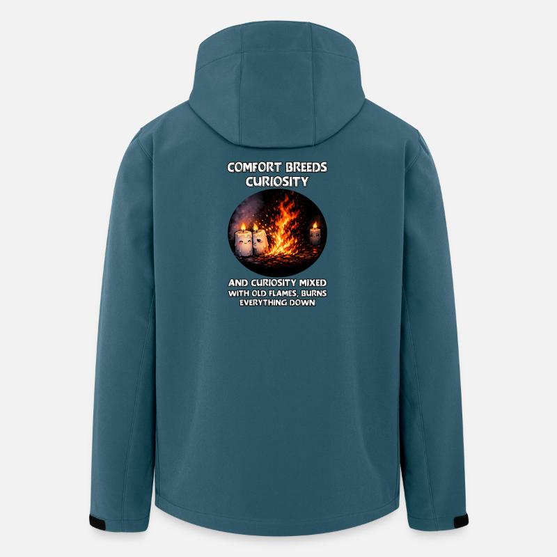 Curiosity burns everything down - Men’s Recycled Softshell Jacket by Stanley/Stella - stargazer