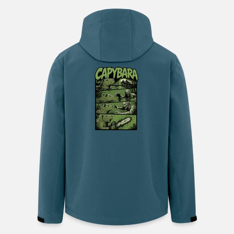 Zombie Swamp Capybara - Men’s Recycled Softshell Jacket by Stanley/Stella - stargazer