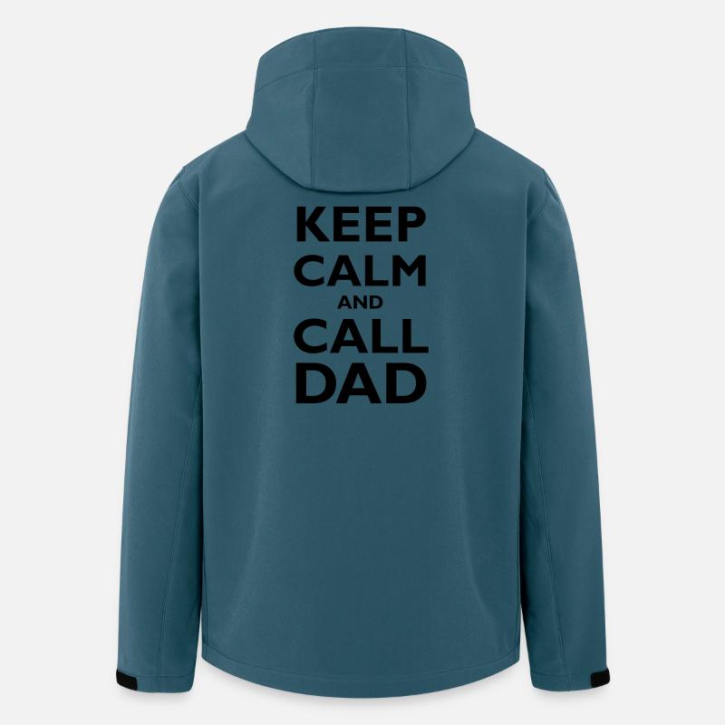 Keep Calm & Call Dad - Men’s Recycled Softshell Jacket by Stanley/Stella - stargazer