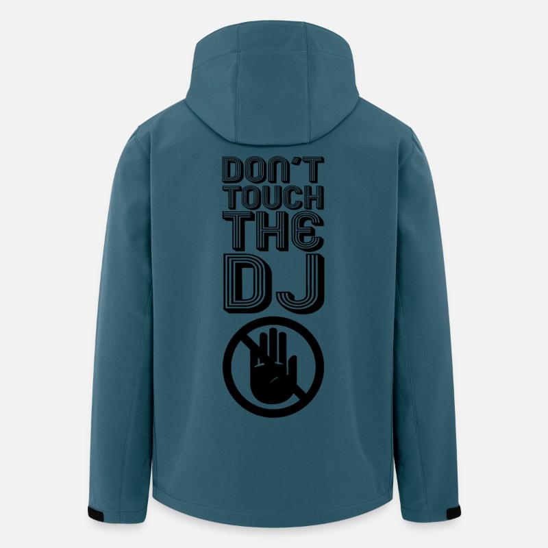 DJ Witz - Recycelte Männer Softshell-Jacke von Stanley/Stella - Dunkles Petrol