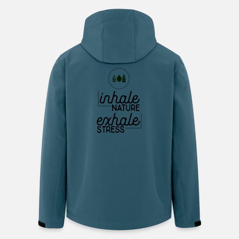 Umweltschutz - Recycelte Männer Softshell-Jacke von Stanley/Stella - Dunkles Petrol