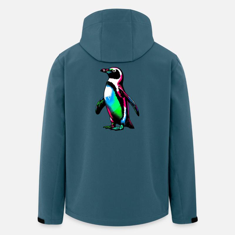 Pingouin - Veste softshell homme en polyester recyclé Stanley/Stella - bleu pétrole foncé