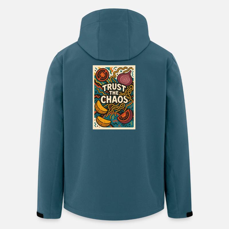 VERTRAUEN SIE DEM CHAOS - Recycelte Männer Softshell-Jacke von Stanley/Stella - Dunkles Petrol