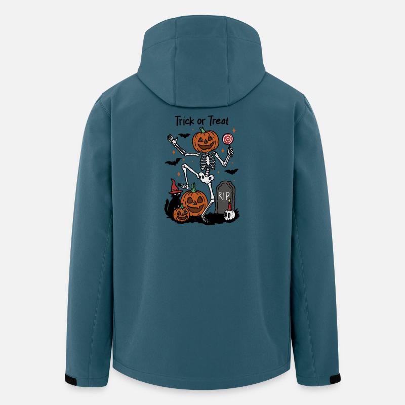 Süßes oder Saures Tanzen - Recycelte Männer Softshell-Jacke Discoverer von Stanley/Stella - Dunkles Petrol