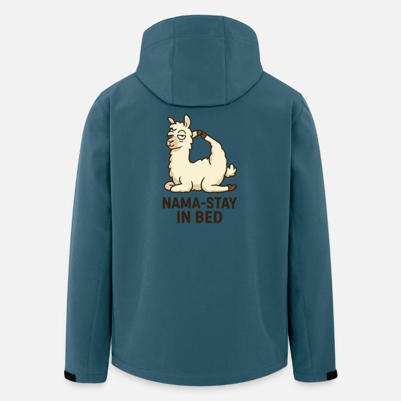 Lama Yoga - Recycelte Männer Softshell-Jacke von Stanley/Stella - Dunkles Petrol