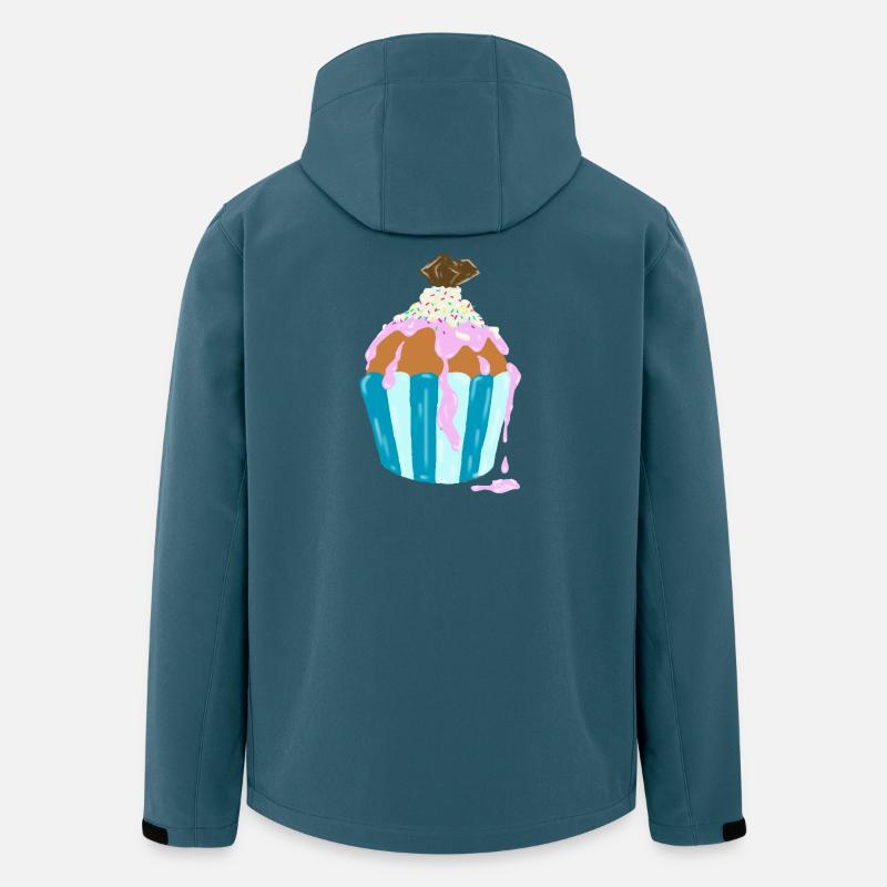 Cupcake, Törtchen - Recycelte Männer Softshell-Jacke von Stanley/Stella - Dunkles Petrol