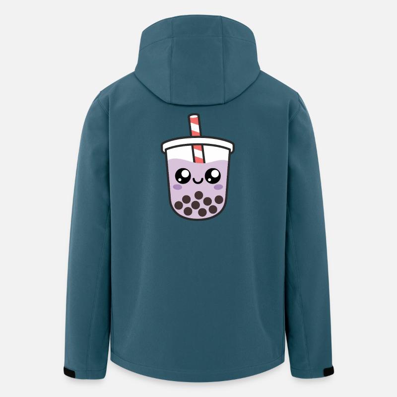 Kawaii Bubble Tee - Recycelte Männer Softshell-Jacke von Stanley/Stella - Dunkles Petrol
