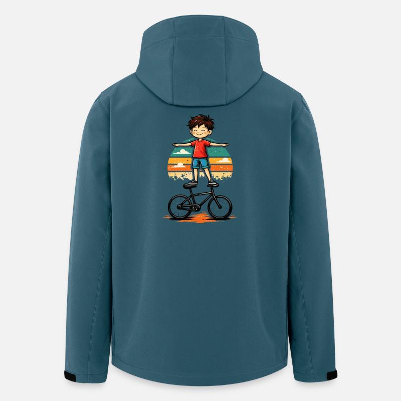Kunstrad, Kunstradfahren, Hallenradsport - Recycelte Männer Softshell-Jacke von Stanley/Stella - Dunkles Petrol