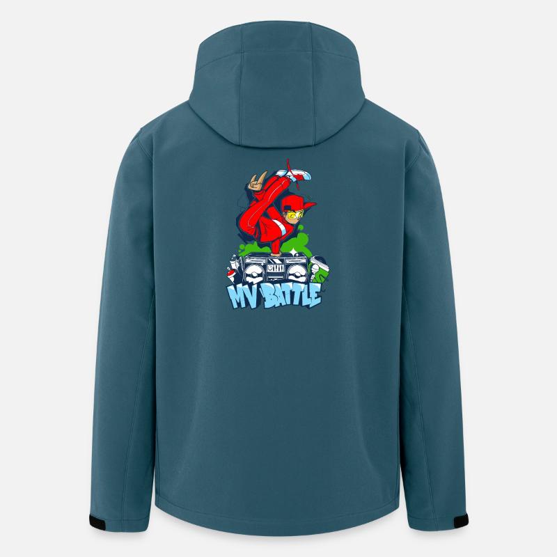 Breakdance  | B-Boy | Hip Hop - Recycelte Männer Softshell-Jacke von Stanley/Stella - Dunkles Petrol
