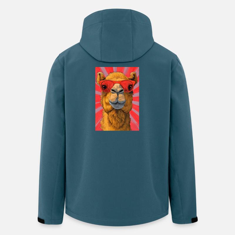 Kamel - Recycelte Männer Softshell-Jacke von Stanley/Stella - Dunkles Petrol