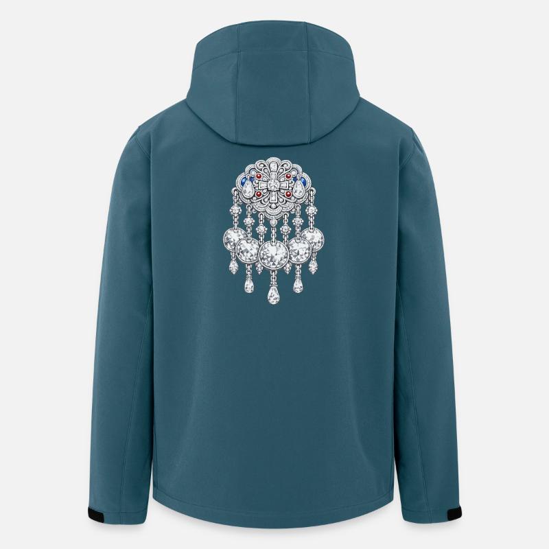 Sølje brooch silver with diamond - Men’s Recycled Softshell Jacket by Stanley/Stella - stargazer