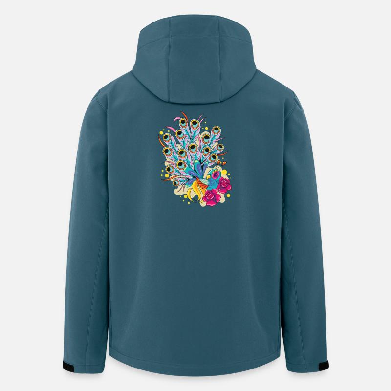 Love - Recycelte Männer Softshell-Jacke von Stanley/Stella - Dunkles Petrol
