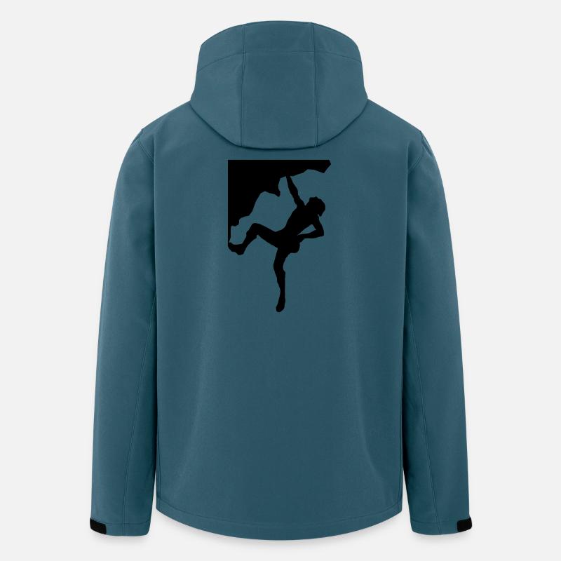 Kletterer Übergang - Recycelte Männer Softshell-Jacke von Stanley/Stella - Dunkles Petrol