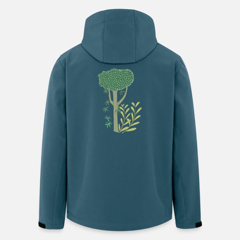 Dschungel - Recycelte Männer Softshell-Jacke von Stanley/Stella - Dunkles Petrol