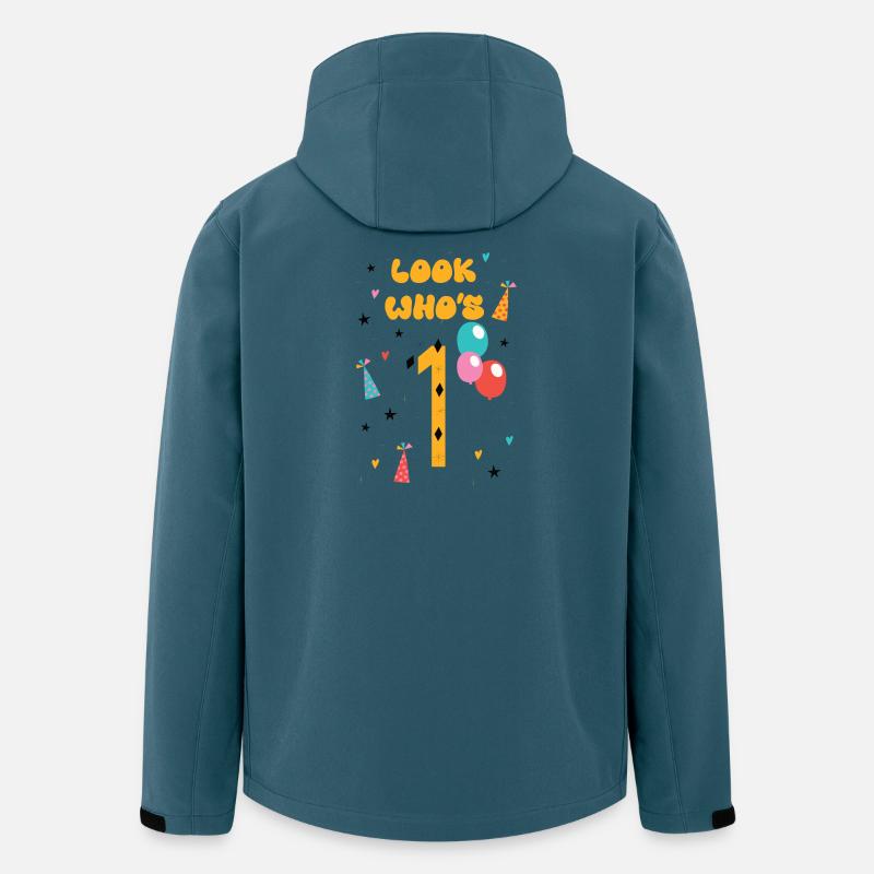 Schau mal, wer da spricht - Recycelte Männer Softshell-Jacke von Stanley/Stella - Dunkles Petrol