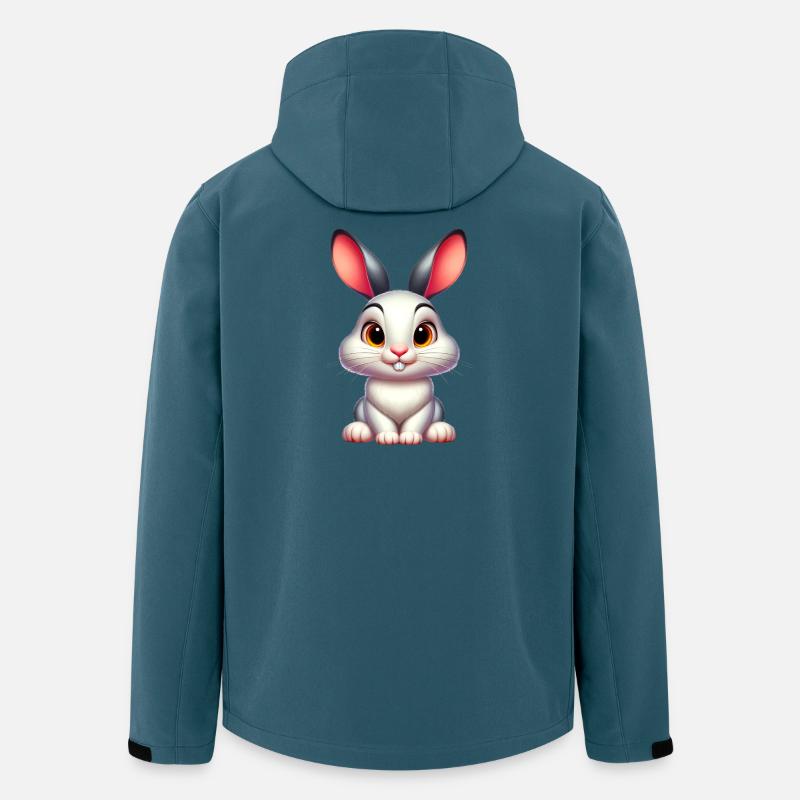 Kaninchen - Recycelte Männer Softshell-Jacke von Stanley/Stella - Dunkles Petrol