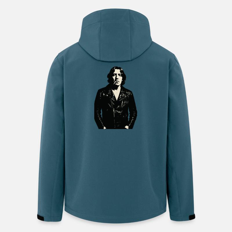 Oscar Wilde als Punkrocker - Recycelte Männer Softshell-Jacke von Stanley/Stella - Dunkles Petrol