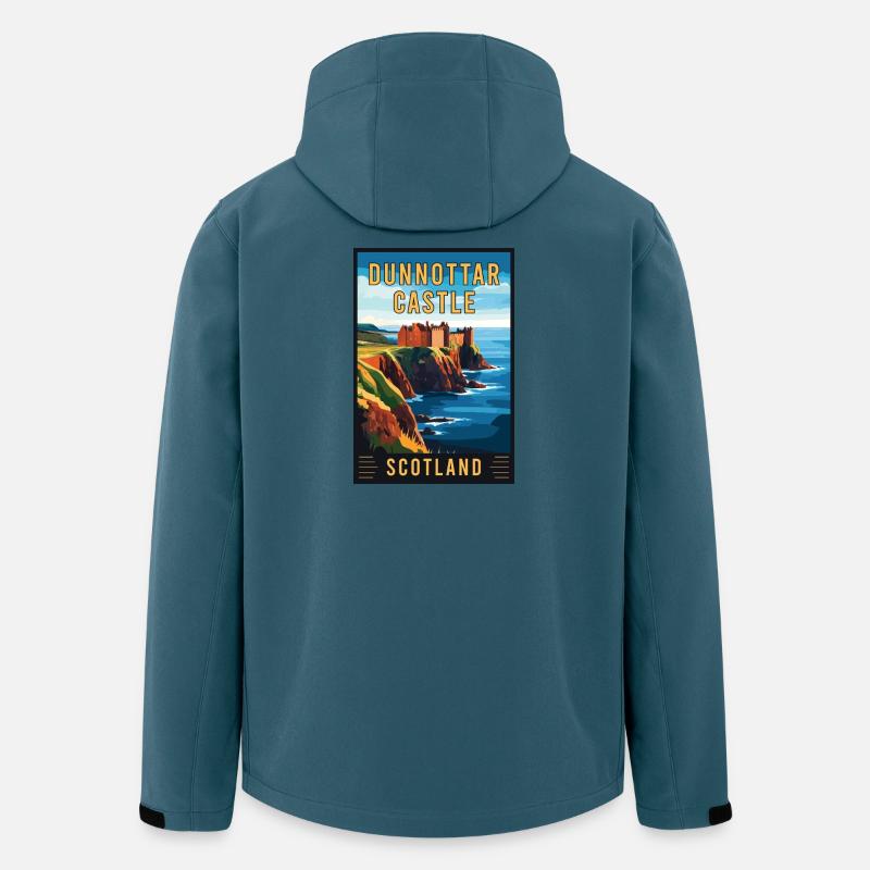 Experience Mystic Dunnottar Castle in Scotland - Men’s Recycled Softshell Jacket by Stanley/Stella - stargazer