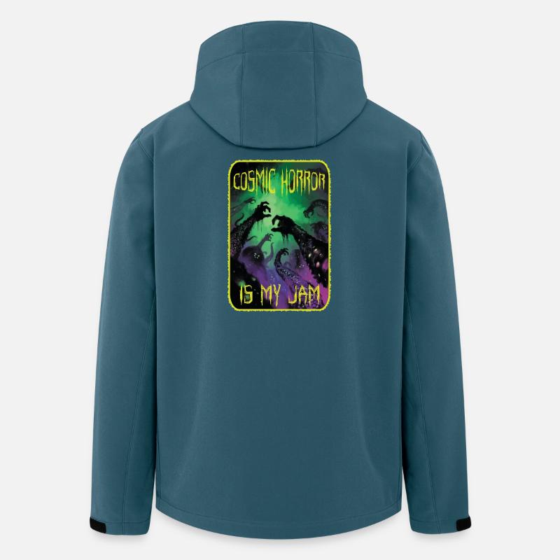 L’horreur cosmique, c’est mon truc - Veste softshell homme en polyester recyclé Stanley/Stella - bleu pétrole foncé