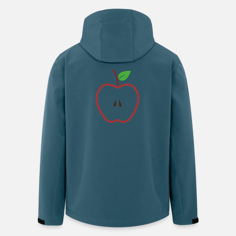 Apfel geschnitten - Recycelte Männer Softshell-Jacke von Stanley/Stella - Dunkles Petrol