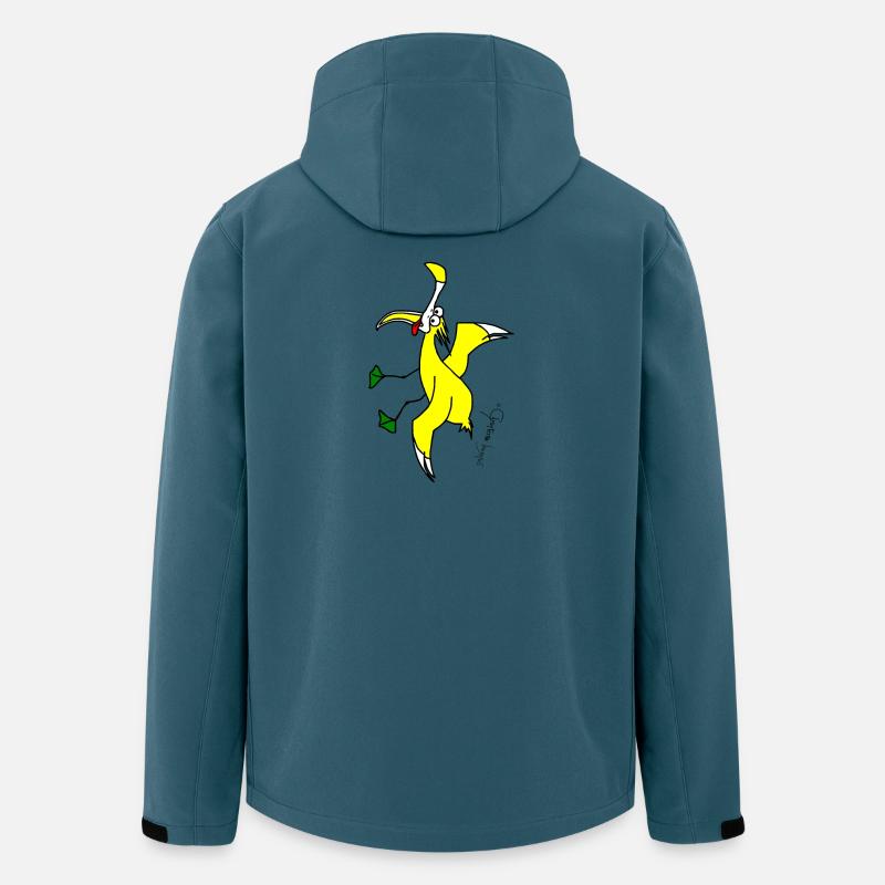 Kreischmöwe - Larus Vocifer - Recycelte Männer Softshell-Jacke von Stanley/Stella - Dunkles Petrol
