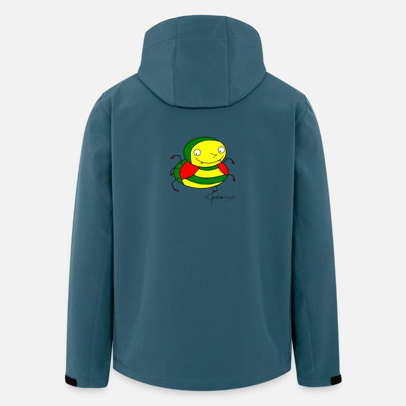 Zähnchenkäfer © Chyropterum Innoxius - Recycelte Männer Softshell-Jacke von Stanley/Stella - Dunkles Petrol