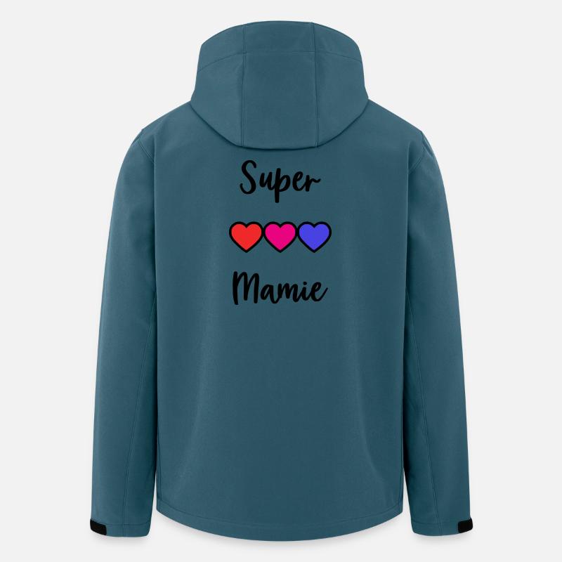 OMA - Recycelte Männer Softshell-Jacke von Stanley/Stella - Dunkles Petrol