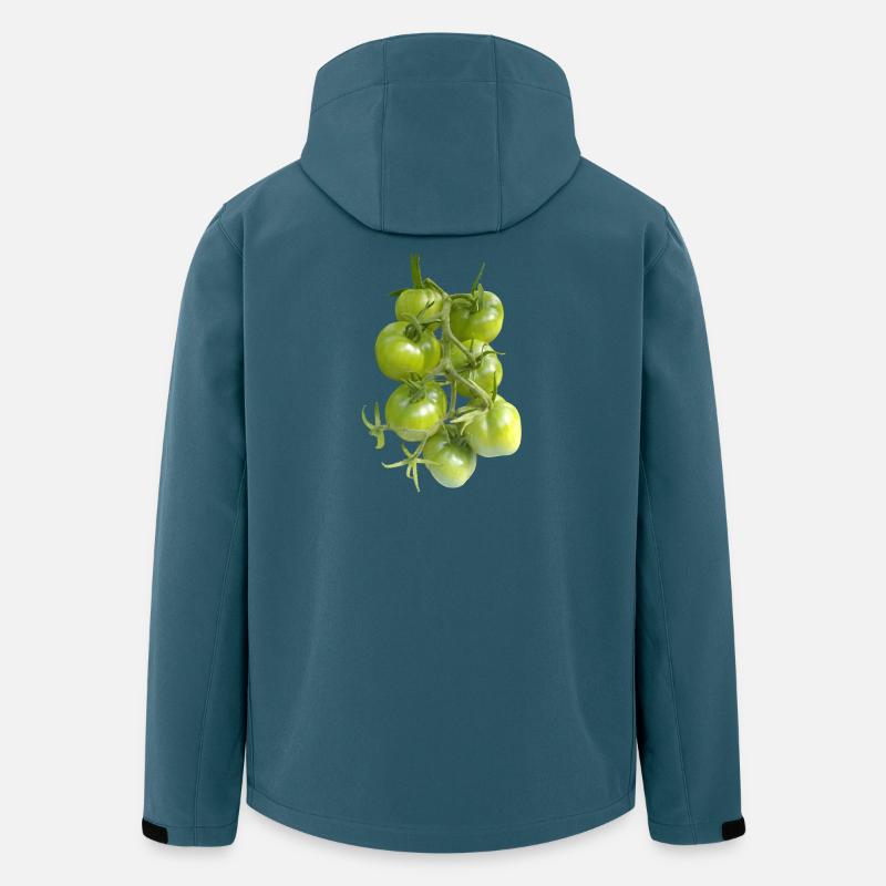 Grüne Tomaten am Weinstock - Recycelte Männer Softshell-Jacke von Stanley/Stella - Dunkles Petrol