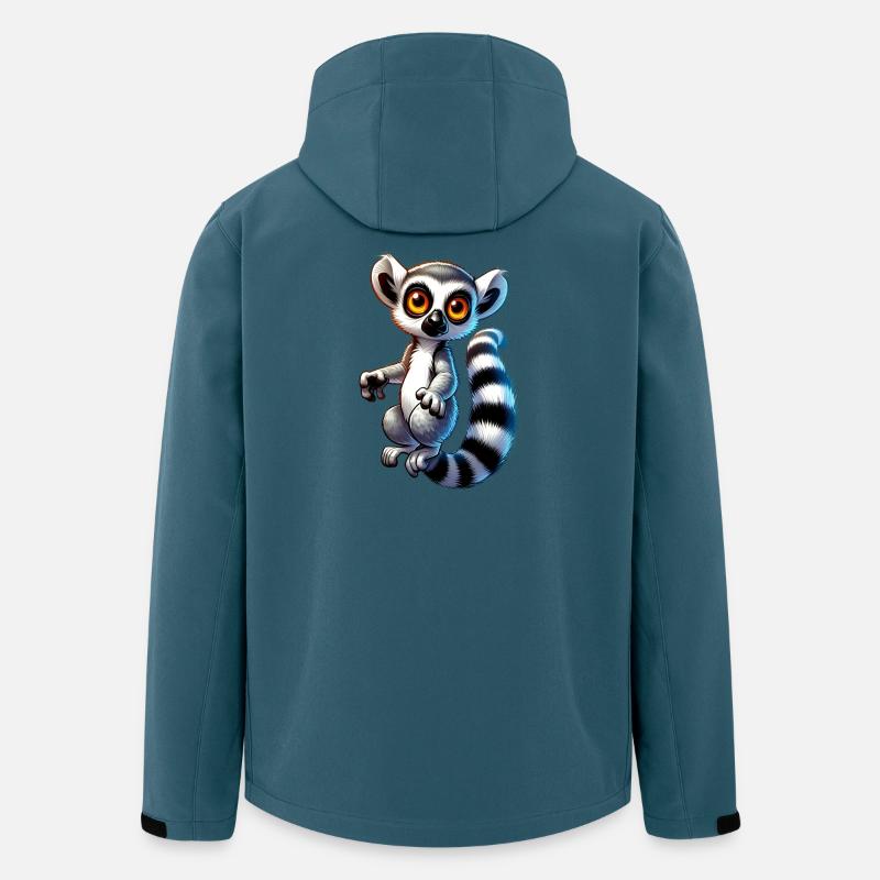 Lemur - Recycelte Männer Softshell-Jacke von Stanley/Stella - Dunkles Petrol