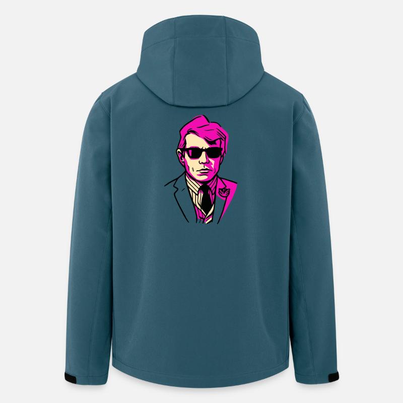 Pop art portrait with sunglasses - Men’s Recycled Softshell Jacket by Stanley/Stella - stargazer