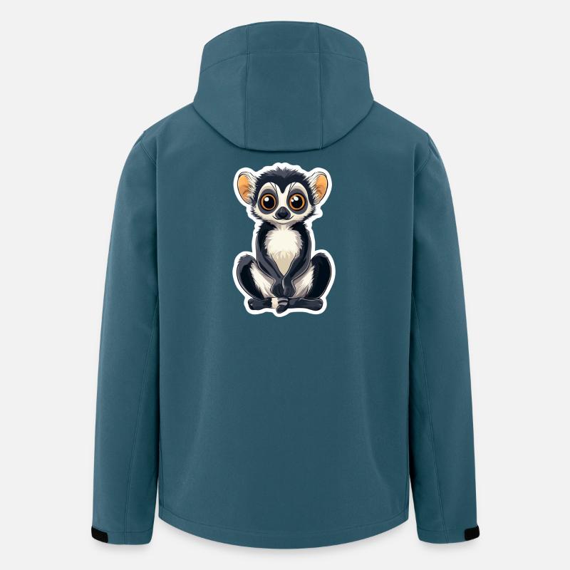 Lemur - Recycelte Männer Softshell-Jacke von Stanley/Stella - Dunkles Petrol
