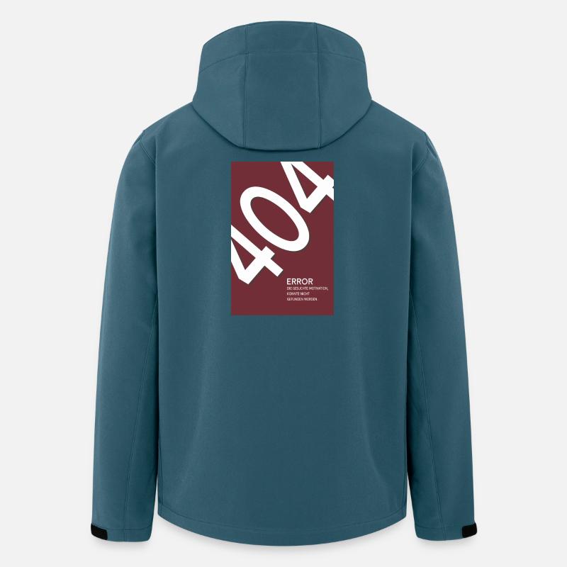 Error 404 Motivation Not Found - Men’s Recycled Softshell Jacket by Stanley/Stella - stargazer