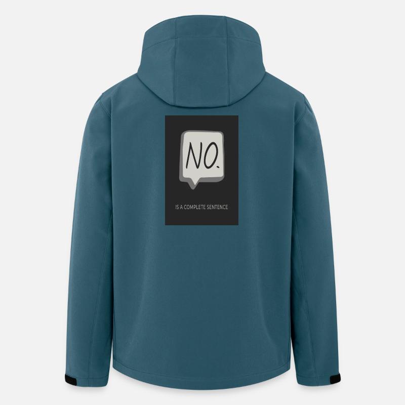 NON. est un ensemble complet - Veste softshell homme en polyester recyclé Stanley/Stella - bleu pétrole foncé