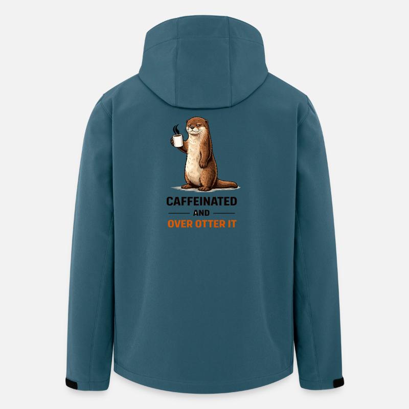 Caffeinated Otter Tee - Men’s Recycled Softshell Jacket Discoverer by Stanley/Stella - stargazer