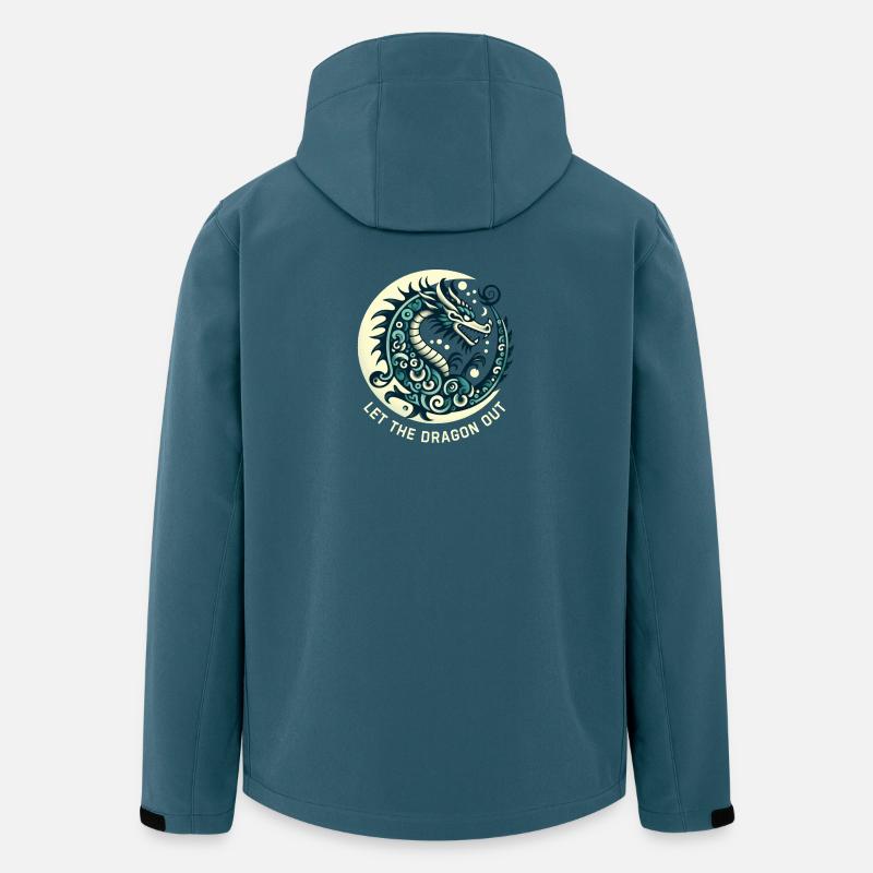 Let the Dragon out - Men’s Recycled Softshell Jacket by Stanley/Stella - stargazer