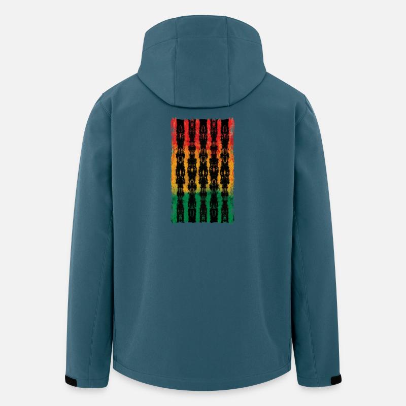Gradient with symmetry and pattern - Men’s Recycled Softshell Jacket by Stanley/Stella - stargazer