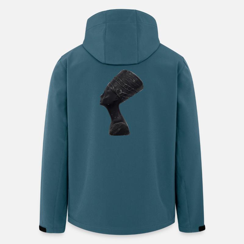 Nofretete - Recycelte Männer Softshell-Jacke von Stanley/Stella - Dunkles Petrol