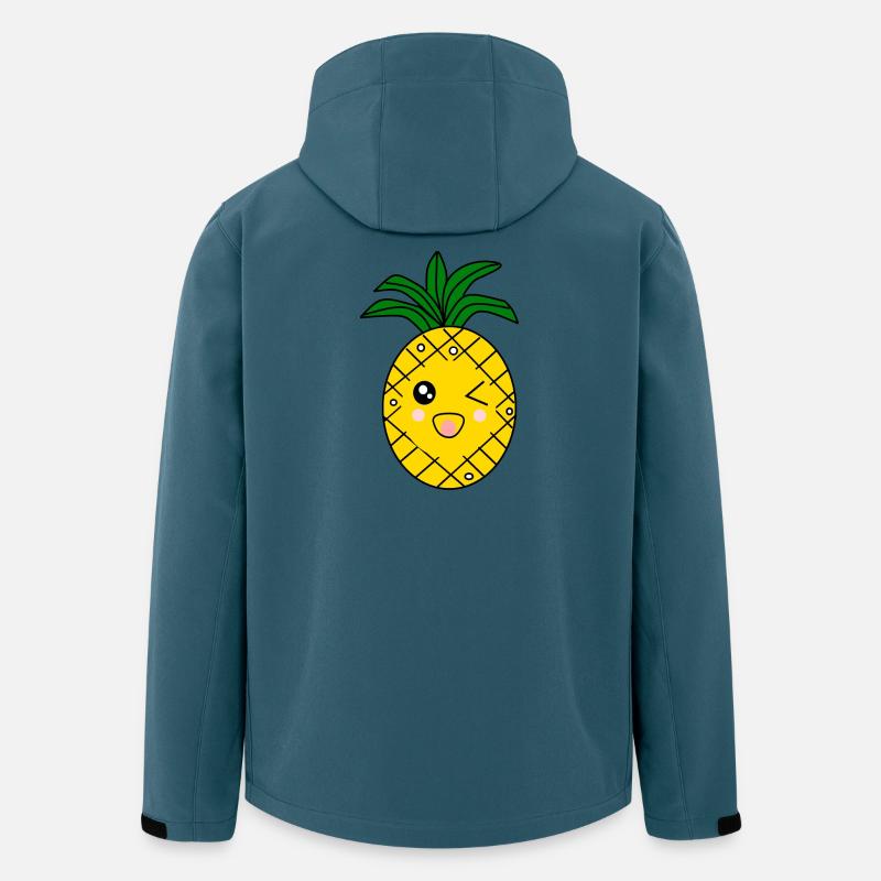 Ananas Sommer T-shirt - Recycelte Männer Softshell-Jacke von Stanley/Stella - Dunkles Petrol