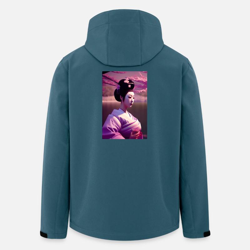 Geisha 1 - Recycelte Männer Softshell-Jacke von Stanley/Stella - Dunkles Petrol