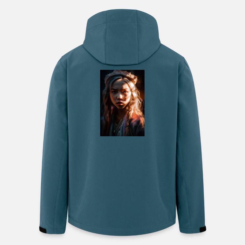 Valentyna - Recycelte Männer Softshell-Jacke von Stanley/Stella - Dunkles Petrol
